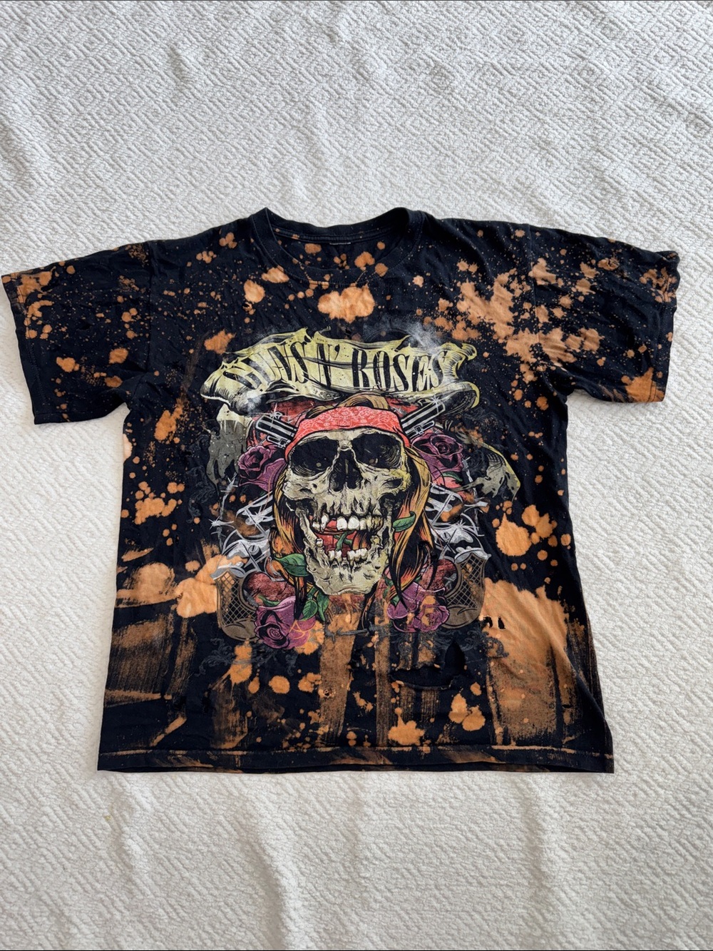 Gun’s N’ Roses Graphic Skull Tee - Short Sleeve Sz S